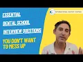 Don t FAIL Your Dental School Interview ESSENTIAL Questions You Need to Know - Part 1