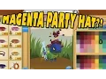 A GLITCHED MAGENTA PARTY HAT - ANIMAL JAM