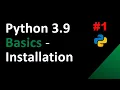 Installing Python 3 9