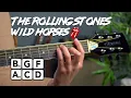 Download Lagu Wild Horses guitar tutorial (standard tuning, simple chords) The Rolling Stones