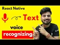 React Native Voice to Text Conversion Engineer Codewala