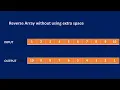 Tcs most asked interview question Reverse Without Extra Space Guide how to reverse Array
