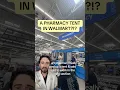 A PHARMACY TENT IN WALMART Pharmacist reacts
