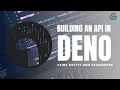 Building an API in Deno with Dactyl Web Framework