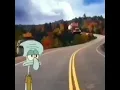 Squidward has headphones on he can t hear us oh my god