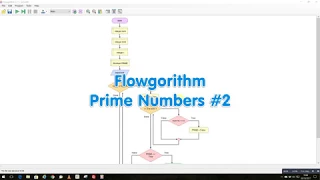 Flowgorithm - Prime Numbers 2 List of Prime Numbers