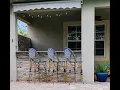 Christopher Knight Outdoor High Barstool Chairs - Herringbone Bistro Style