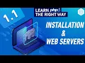 How To Install PHP What Are Web Servers - PHP 8 Tutorial