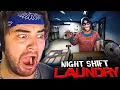 WORKING THE NIGHT SHIFT AT A LAUNDROMAT | Night Shift: Laundry
