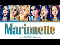 Lapillus Marionette Lyrics (Color Coded Lyrics)