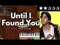 Stephen Sanchez - Until I Found You EASY Piano Tutorial