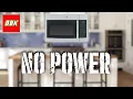 How to Fix a GE Over the Range Microwave Stopped Working - Will Not Power On