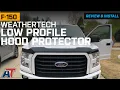 2015-2020 F-150 Weathertech Low Profile Hood Protector Review Install