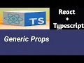 Generic Props React Tutorial with TypeScript in Hindi