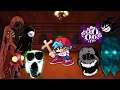 Friday Night Funkin VS Roblox Doors Rush Ambush Screech Eyes Seek Figure Bob Jeff