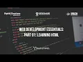 Web Development Essential Training Day 1 Learning HTML