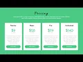 How to build the Responsive Pricing Table Section Using HTML and CSS