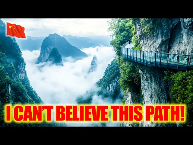 I Walked a Cliffside Path in China… And It Was Unreal.