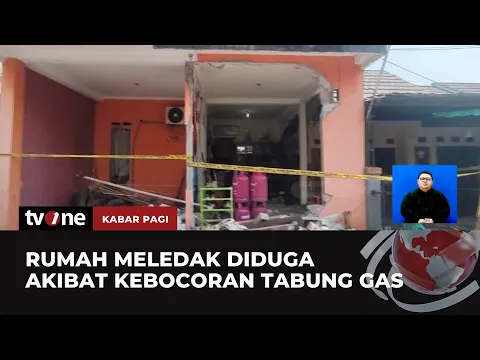 Hancur! Rumah Tempat Pengoplosan Gas Elpiji di Cileungsi Meledak