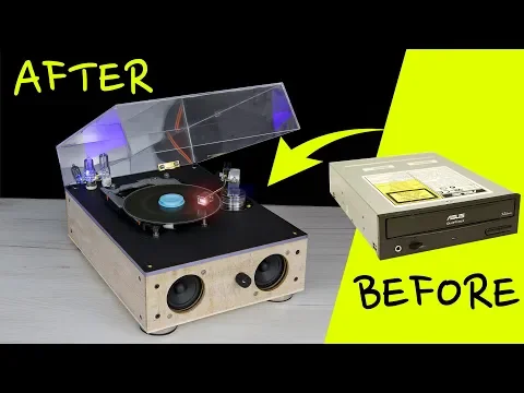 Download MP3 How to turn PC CDROM into Vintage Record Player Style