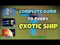 Complete guide to every exotic ship in No man s sky