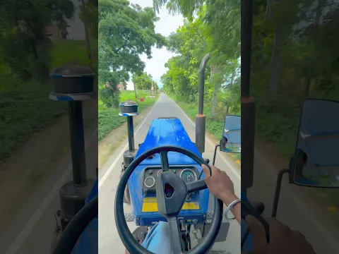 Swaraj 744 On road full speed 🚀💥🔥💙❤️🥰 #swarajshop #automobile ☠️💀🚜 #alight #automobilenews