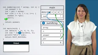 Array Access with Pointer Arithmetic - Pointers Arrays and Recursion