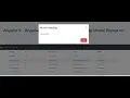 Angular smart table open bootstrap modal on custom button click