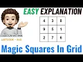 Magic Squares In Grid Simple Approach Clean Code Leetcode 840 codestorywithMIK