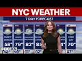 NY weather forecast Wind gusts sun continue through weekend