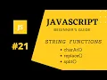 21 javascript string functions part 2 in