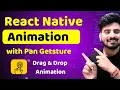 React Native Animation with Pan Gesture Engineer Codewala
