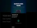 Fingerprint authentication module using Android studio kotlin