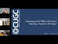 CUGC User Share 05-11-21 Deploying Win10MU with Azure DevOps Terraform and Packer