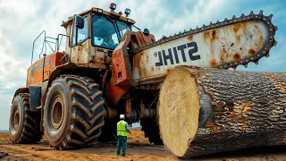 Las máquinas cortadoras de árboles más rápidas e increíbles | Máquinas destructoras de tocones #7