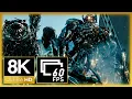 Transformers 3 2011 Driller and Shockwave Best Action Scenes 8K 60FPS Remastered