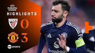Bruno Fernandes At The Double! 😮‍💨 | Athletic Club 0-3 Man United | UEFA Europa League Highlights