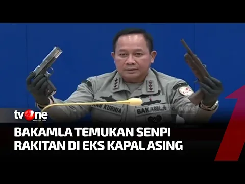 Bakamla RI Temukan Senjata Api Rakitan di Perairan Teluk Dalam Ambon
