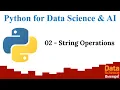 Python for Data Science and AI 02 - String Operations