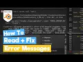 Blender Python Tutorial Read an Error Message and how to Fix it learn python for beginners