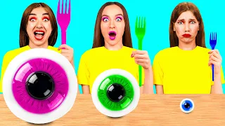 Thử thách Tấm Lớn, Vừa Và Nhỏ | Mẹo Nhà Bếp Và Mẹo Nuôi Dạy Con