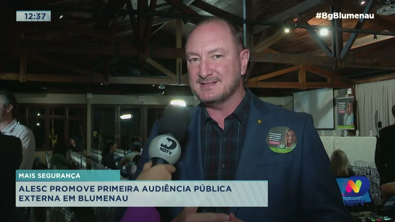 Alesc promove primeira audiência pública externa em Blumenau