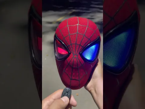 spider-man mask with light UP eyes 🕸️ w/ @sharingwithharu Jesus loves you