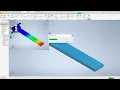 3D Modell Stress Analysis of a Simple Cantilever Using Autodesk Inventor 2022