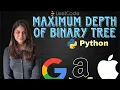 Leetcode 104 Maximum Depth of Binary Tree Python