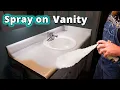 Epoxy Countertop with Sink and Backsplash in Place Stone Coat Epoxy