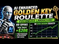 AI Enhanced Golden Key Roulette Customized Labouchere Delivers 286 in 60 Spins