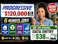PROGRESSIVE IS HIRING Up To 120k 6 Remote Jobs NO-PHONE Data Entry 38HR - They Will Train You