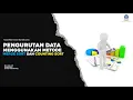 PENGURUTAN DATA METODE MERGE SORT DAN COUNTING SORT MENGGUNAKAN JAVA