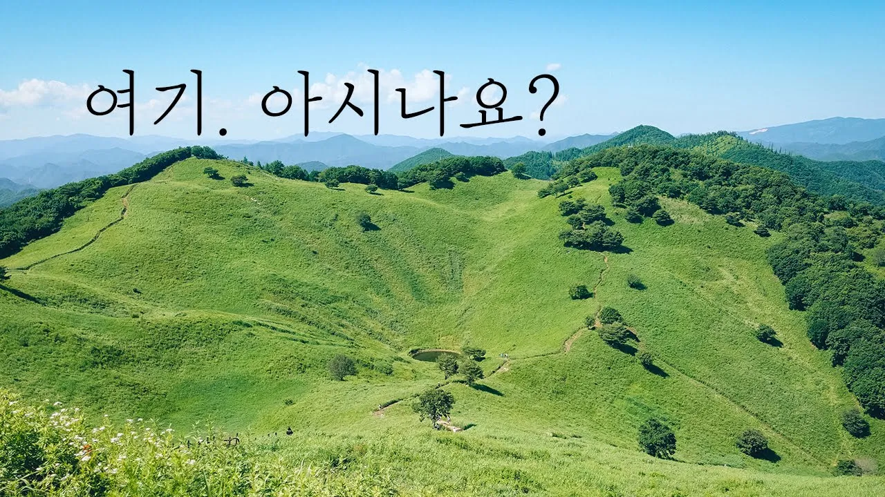 이런풍경 본적 있나요? | 요즘 인스타에서 핫한 산 기차타고 다녀오기 | 민둥산백패킹 サムネイル